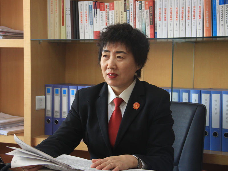 葫蘆島中院黨組書記、院長 王淑俐