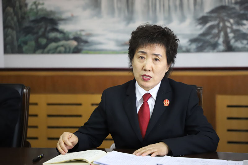 1稿_頭題配圖_葫蘆島市中級人民法院黨組書記、院長王淑俐