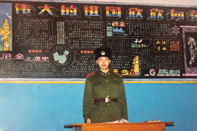 當(dāng)兵時的劉建兵