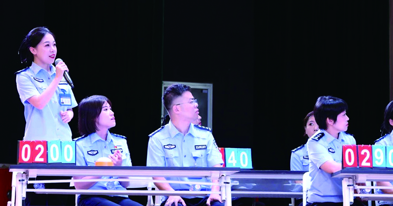 頭題圖，安全知識競賽現(xiàn)場 陶再迪 攝