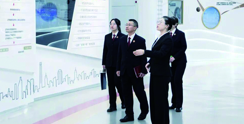 檢察干警到沈陽金融會客廳參觀交流